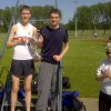 Jai Vernon McGuigan & Sean Kirkbride with J.S Lubbock Trophy