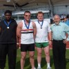 Dave Readle with his championship medal