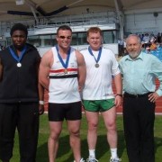 Dave Readle with his championship medal