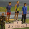 Luke & Adam receive their medals