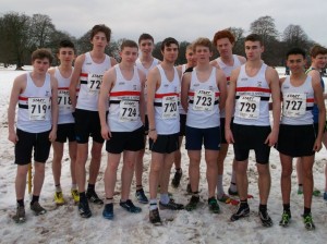 The full LPS junior men squad at the start