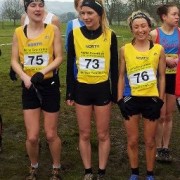 Kirsty Longley(76) at Carmarthen with her Northern team mates