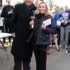 Kirsty Longley with Mayor of Halton after her victory in 2013 Bridge Race