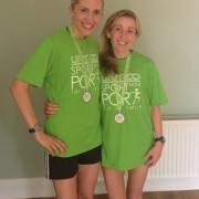Lisa Gawthorne & Kirsty Longley winner of the 5 & 10k at Sport at the Port