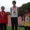 Joe Milton with his gold medal