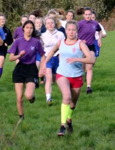 Anna Hulme leads from start to finish