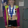 Amelia McLaughlin Gold Medal winner at Northern Athletics Indoor Championships 2014