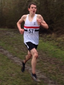 Daniel Slater on his way to winning the Merseyside U/15 title