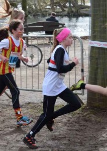 Francesca Price in action at Woolaton Park