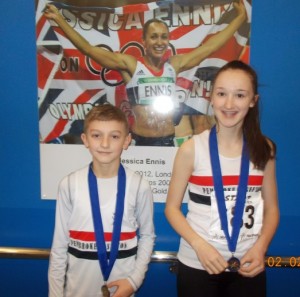 Own Southern & Jade Murphy  medal winners at Sheffield