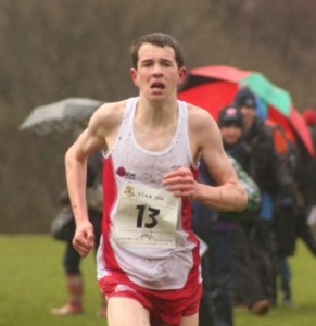 Dan Slater 'digging deep on the final lap.