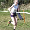 Rosie Johnson on her way to the silver medal at English schools