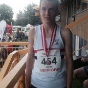 Dan Slater silver medal 3,000m at England Athletics Under 15s Championships