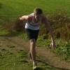 Clark Roberts (usual but effective arm action) first home for LPS at Beacon Park