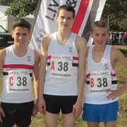 LPS Under 15 Boys Matt Richards, Dan Slater, Dan Jones 4th place in National Road relays