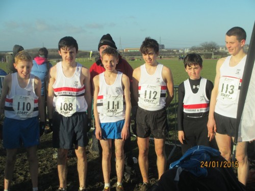 Under 15 Boys Adam Jones Joe Deary Dan Jones Matt Richardson Sam Hurst Dan Slater