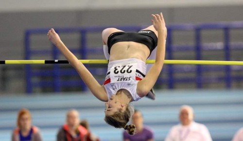 Amelia McLaughlin in action at Sheffield