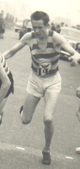 Ken Beisty running for Pembroke in 1950s