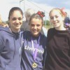 Three of our medal winners at the Merseyside Champs, Nicola Gundersen,(2nd U20 800m) Nicola Bear (1st U17 800m), and Lindsay Doyle (2nd Senior Womens 1500m.