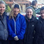 Women's Team winners at Standish Trail Sam Wade, Kirtsy Longley, Vicky Jones and Luren Wilson