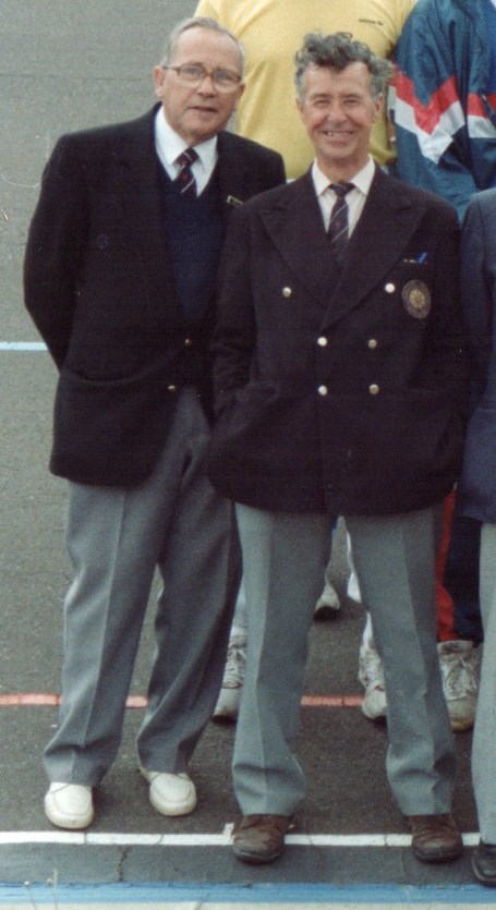 Duncan Brown (left) & Gordon Evans 1990