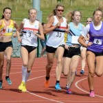 Rosie Johnson & Clare Constable in the 1,500m
