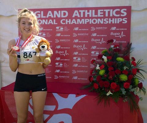 Amelia McLaughlin EA Senior High Jump Champion 2015