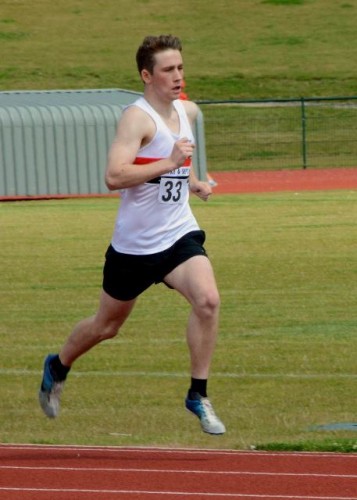 Jack Crook in 800m action