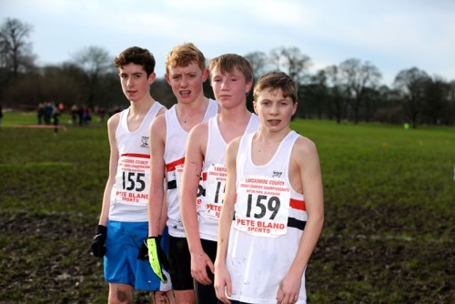 U15B (bronze medal) L-R Alex Lang,Tom Dickinson,Adam Jones,Ryan Treanor