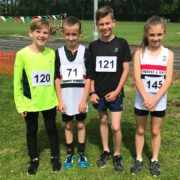 L-R Lewis Tinsley, Evan Williams, Ethan Tinsley, Eve Hannaway