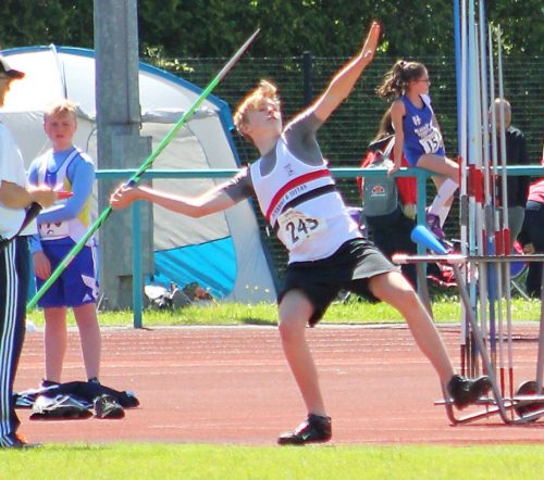 Bill Steel in action at NA Champs at Leigh