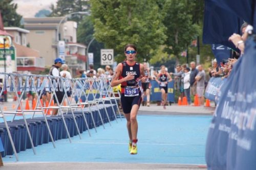 Helen Saghal at ITU World Multi Sport championships in Canada