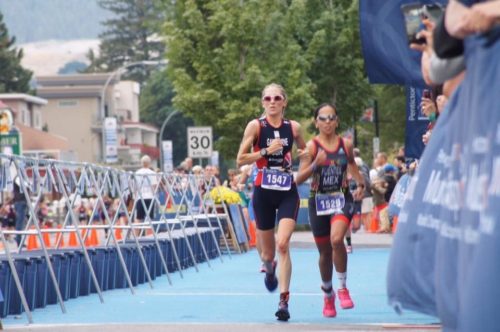 Lisa Gawthorne at ITU World Multi Sport championships in Canada