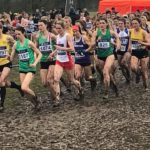 Kirsty Longley running for Merseyside in the inter counties 2018