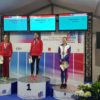 Clare on podium in Madrid