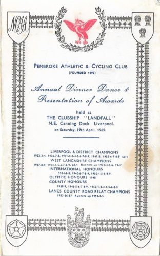 Pembroke Dinner Dance and Presentation Awards 1969