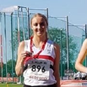 Rosie Johnson silver medal at England Champs