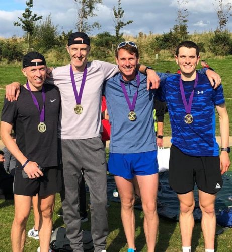Merseyside road relays Champions 2019, Chris Maher, Mark Wynne, Tony O'Brian, Dan Slater