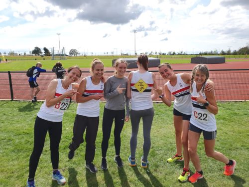 Vicky Gilbody with smiling senior women