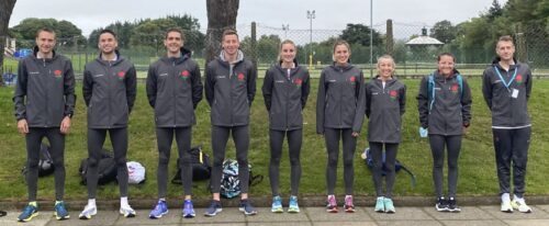 England Team at Antrim Kirsty 3rd from right