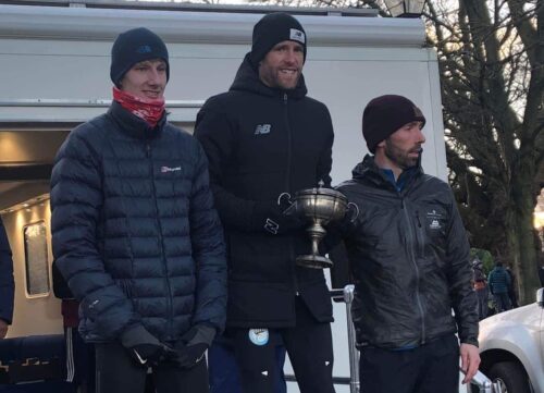 Ross Harrison (left) 2nd, Johnny Mellor(centre) 1st, Jon-Jo Doherty (right) 3rd in L&D champs